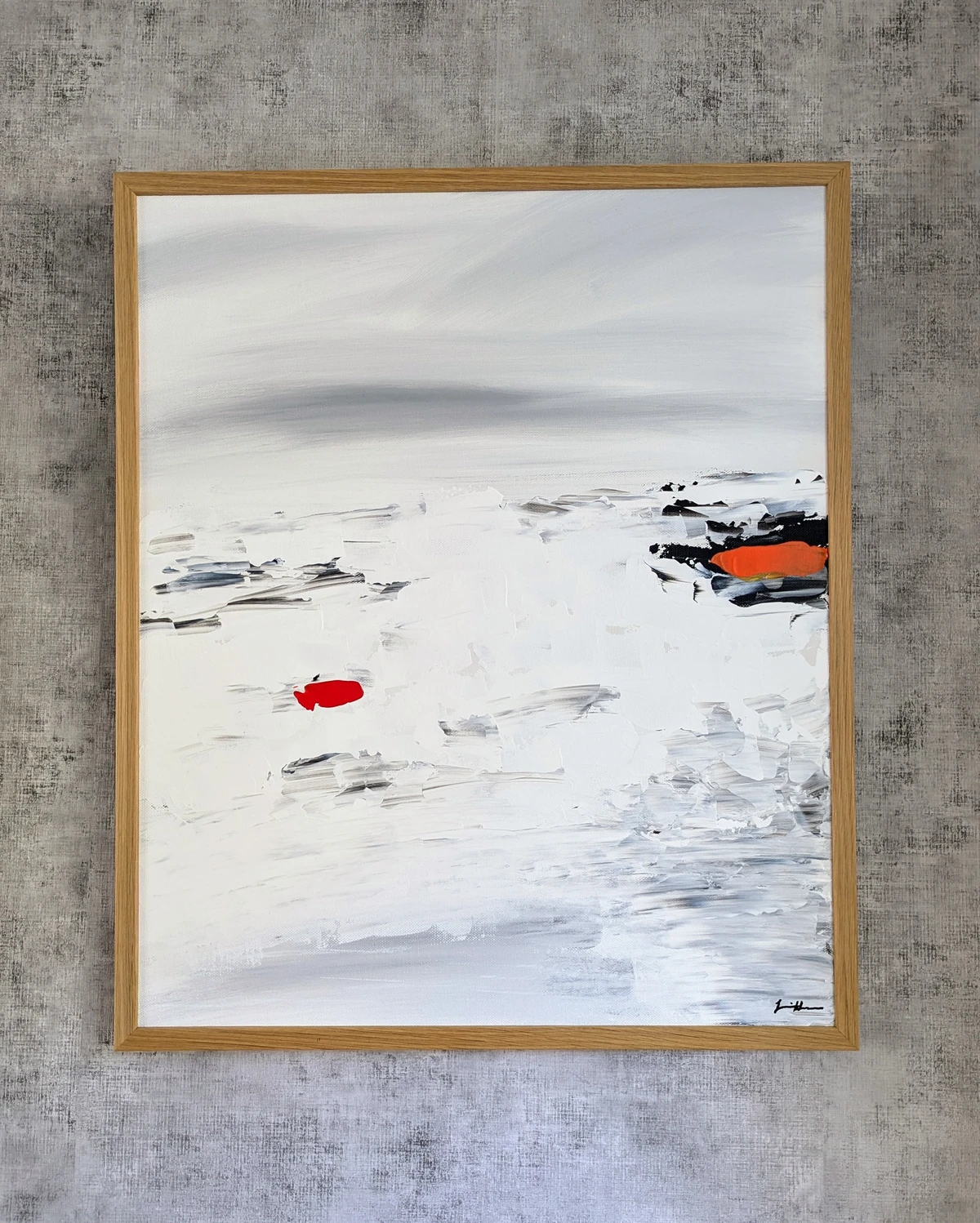 Abstract Landscape - White